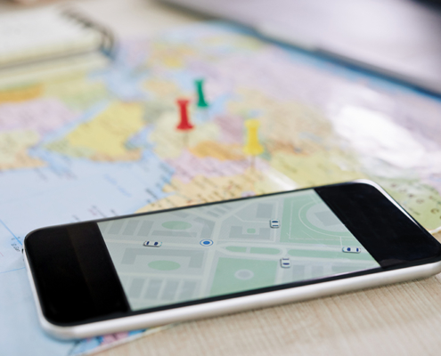 suivi de véhicules gestion de flottes application mobile smartphone apple android